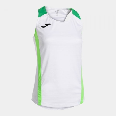 Camasa Montreal Sleeveless White Fluor Green Joma