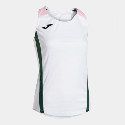 Camasa Montreal Sleeveless White Green Joma