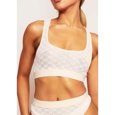 Vesta Missy Empire Embroidered Taped Racer Crop Top