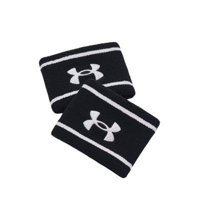 Under Armour Striped Performance Terry WB wristbands 2 pcs. black 1373119 001