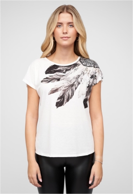 Camasa Cloud5ive Damen Viskose T- mit Traumf?nger Print