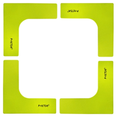 Marcaj Set Flat Corner . of 4 (lime) META