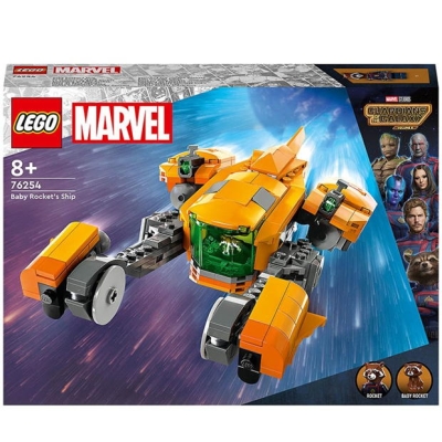 Marvel LEGO 76254 Marvel Rockets Ship Building Toy bebelus