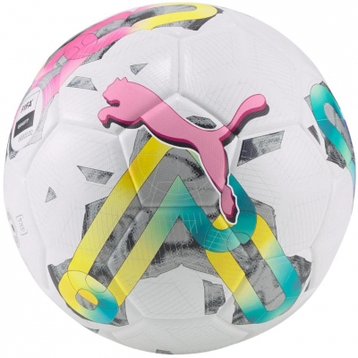 Minge Fotbal Puma Orbita 3 TB FIFA Quality white-green-pink 83776 01