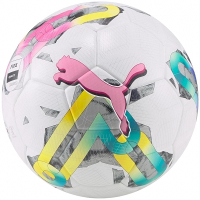 Minge Fotbal Puma Orbita 3 TB FIFA Quality white-green-pink 83777 01