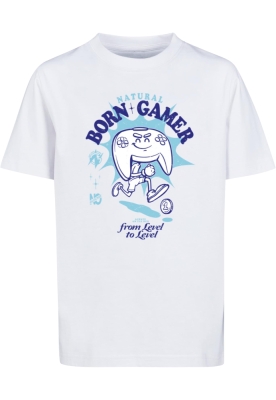 Tricou Natural Born Gamer Vintage copil Mister Tee