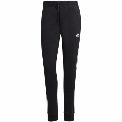 Pantalon 's adidas Essentials 3-Stripes French Terry Cuffed black IC8770 dama