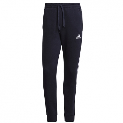 Pantalon Men's
 adidas Essentials Tapered Cuff 3 Stripes navy blue GK8977