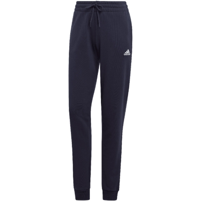 Pantalon adidas Essentials Linear French Terry Cuffed 's navy blue IC6869 dama