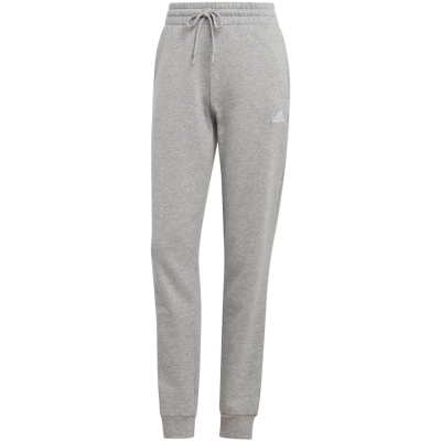 Pantalon adidas Essentials Linear French Terry Cuffed 's gray IC8816 dama