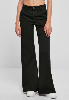 Pantalon High Waist Wide Leg Chino dama Urban Classics