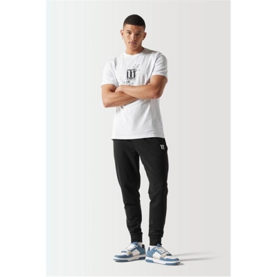 11 Degrees Core Slim Fit Joggers - Black