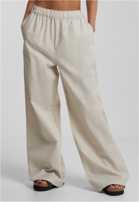 Pantalon Linen Mixed Wide dama Urban Classics