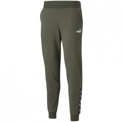 Pantalon Spodnie damskie Puma power FL cl Grape Lea zielone 589546 44