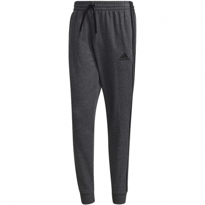 Pantalon Spodnie męskie adidas Essentials French Terry Tapered Cuff 3-Stripes szare H12256