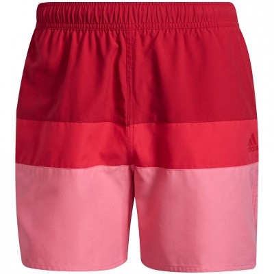 Spodenki męskie adidas Short-Length Colorb czerwono-różowe GU0312