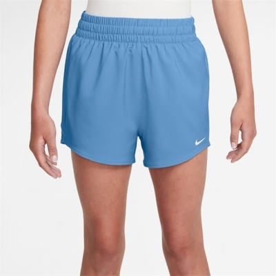 Pantalon scurt Combat Nike One Big () Dri-FIT High-Waisted Woven Training copil fetita