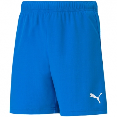 Spodenki dla dzieci Puma teamRISE Short Jr niebieskie 704943 02