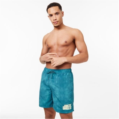 Pantalon scurt Combat Jack Wills Uneven Dye Swim