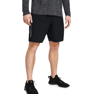 Pantalon scurt Combat Under Aromur Tech Woven Wordmark men's black 1383356 001 Under Armour