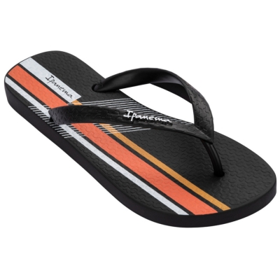 Flip-flops barbati Ipanema Graphics negru si portocaliu 83532-AP255