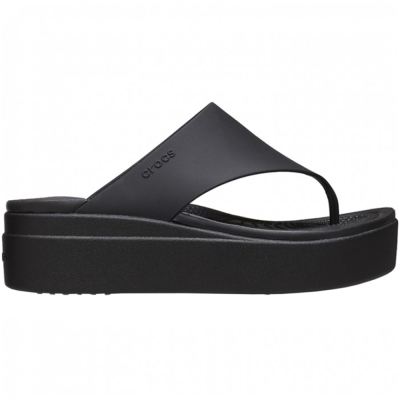 's flip-flops Crocs Brooklyn Flip black 208727 001 dama