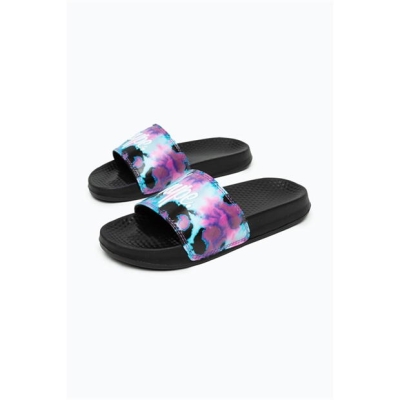 Hype Tie Dye Sliders Jn99