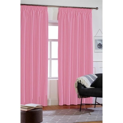 Studio Silk Pencil Pleat Curtains