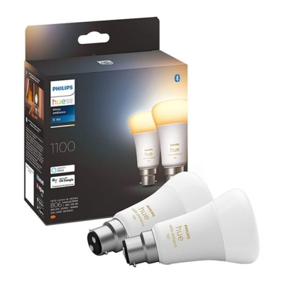 Philips Hue Philips Hue White Ambiance 8W B22 2P