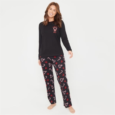 Pijama Linea Candy Cane Christmas Cotton Set