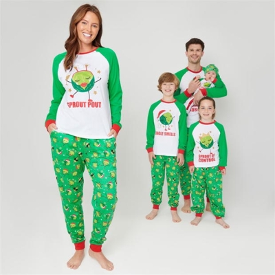 Pijama Linea Family Christmas Sprout Set dama