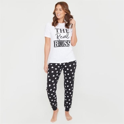 Pijama Linea Real Boss Couples Cotton Set