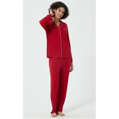 Pijama Linea Sparkle Button Through Set