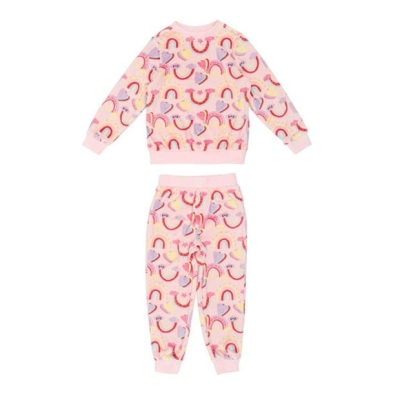 Pijama Miso Rainbow Velour Set fetita