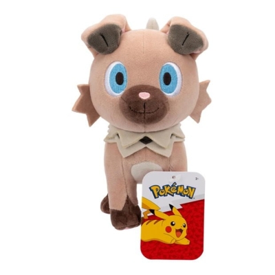 Pokemon Rockruff Plush - 8-Inch Soft Plush with Authentic Details