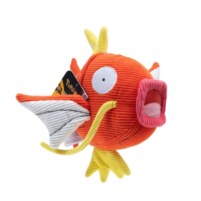 Pokemon Select Corduroy Magikarp 8-Inch Plush - Unique Fabric with Authentic Details