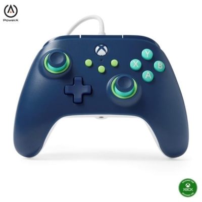 PowerA Wired Controller for Xbox Series X|S - Mariner Blue