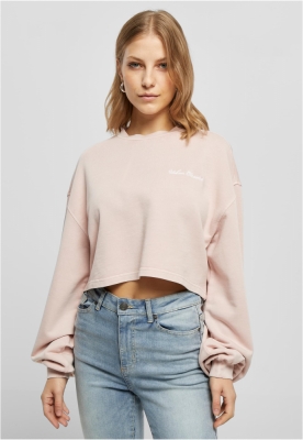 Cropped Small Embroidery Terry Crewneck dama Urban Classics