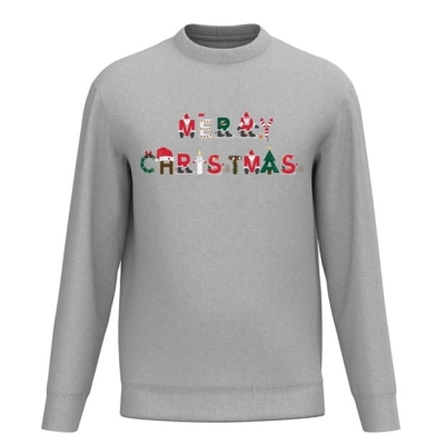 Bluza trening Plain Lazy Merry Christmas Typography