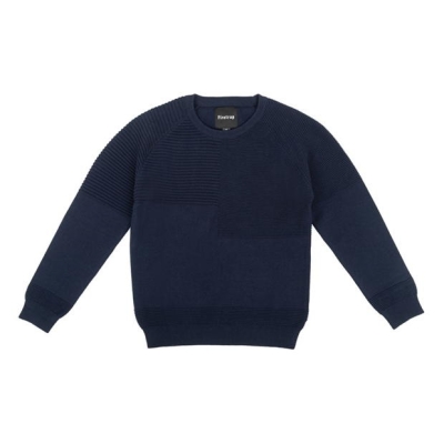 Firetrap Maneca Lunga Crew Neck Knitted Top baietel