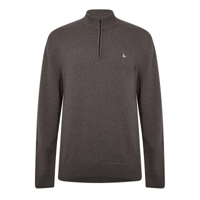 Jack Wills Funnel Neck Half Zip Jumper