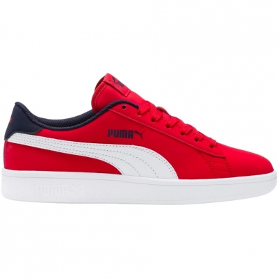 Buty dla dzieci Puma Smash v2 Buck High Risk czerwone 365182 07