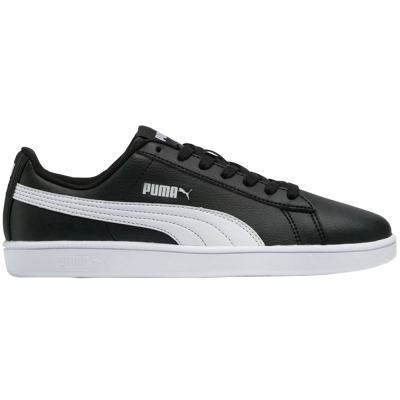 Pantof Puma Up Jr 's , white and black 373600 01 copil