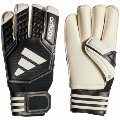 Rekawice bramkarskie adidas Tiro League czarno-biale HN5612