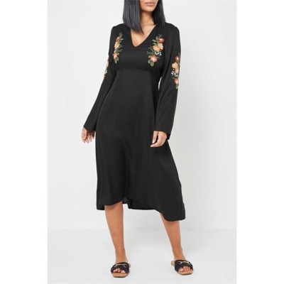 Rochie Be You Embroidered Boho