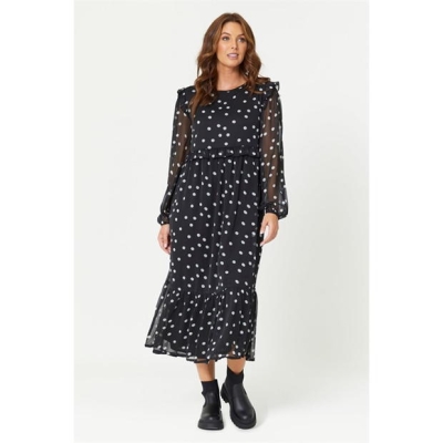 Rochie Be You Black Spot Midi