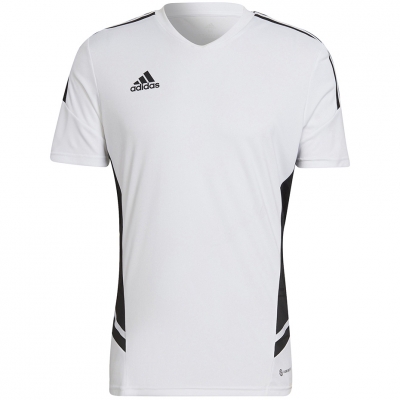 Men's Adidas Condivo 22 Jersey V-neck white-black HA6290