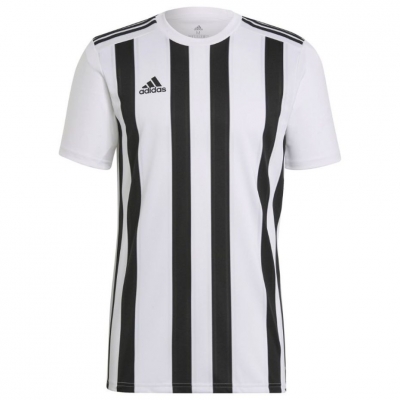 Men's Adidas Striped 21 Jersey White and Black GV1377