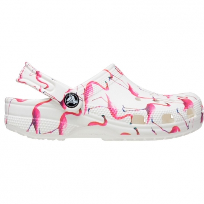 Clogs for Crocs Classic Party white and pink 207826 1CW copil copil