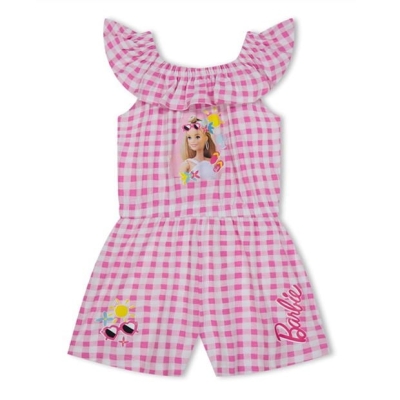 Character Barbie Frill Detail Playsuit